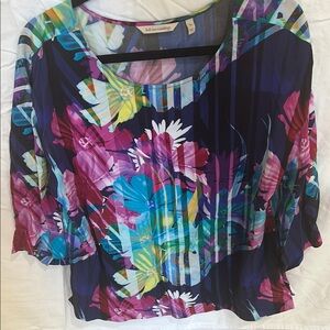 Soft Surroundings Women's Floral Top - Multicolor